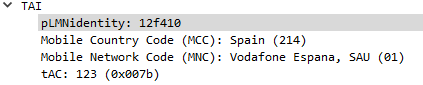 PLMN Identity from Wireshark in Hex Form